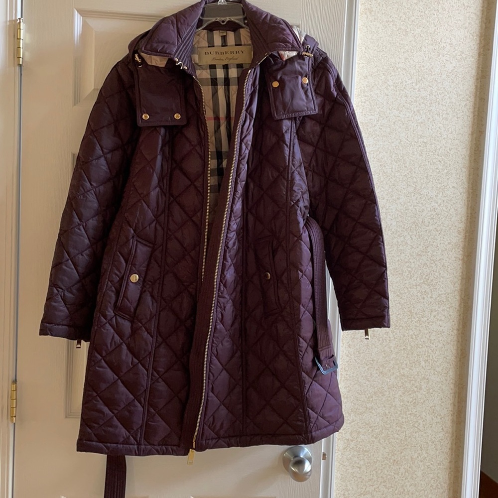 Purple Burberry Jacket